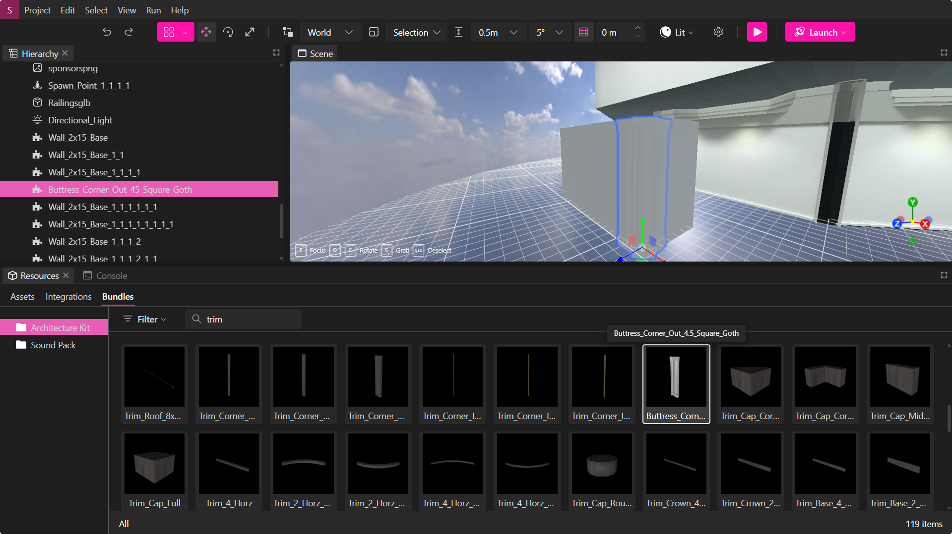 Architecture Kit Trim Panel