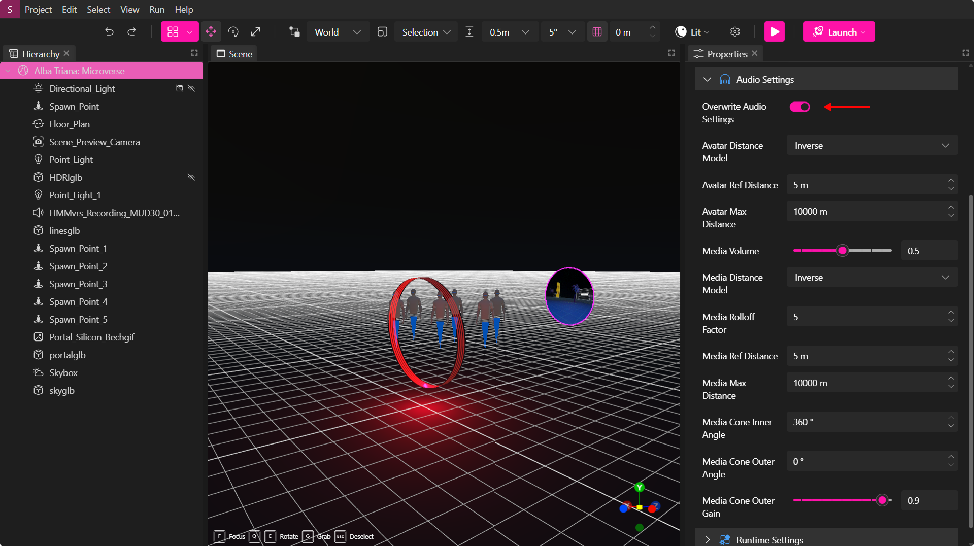 Audio Zones Example Image 1